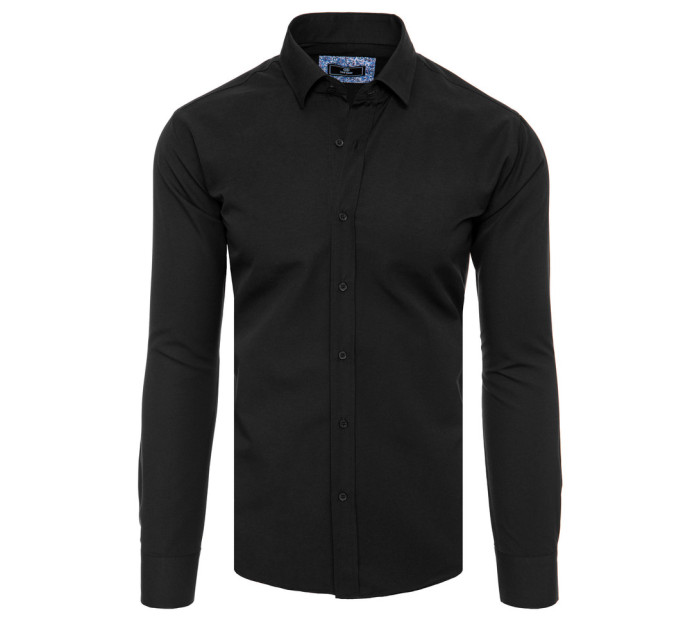 Pánská elegantní černá košile Dstreet DX2478