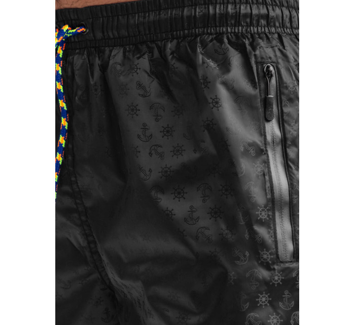 Černé pánské koupací šortky Dstreet SX2378