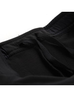 Dětské rychleschnoucí softshellové kalhoty ALPINE PRO ABARO black