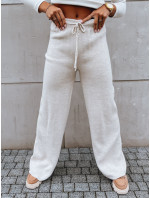LAKELIFE dámské široké kalhoty, světle béžová, Dstreet UY1686