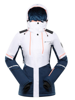 Dámská lyžařská bunda s membránou ptx ALPINE PRO ZARIBA white