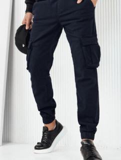 Pánské tmavě modré cargo kalhoty Dstreet UX4175