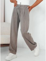 ASTERS dámské široké kalhoty šedé Dstreet UY2035
