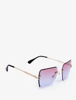 Dámské sluneční brýle se zastíněnými skly UV400 zlato-růžová