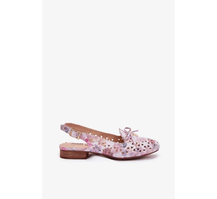 Dámské perforované baleríny s otevřenou patou Navinnia – multikolor Dámské perforované baleríny s otevřenou patou Navinnia – multikolor