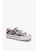 Dámské vzorované trampky na platformě Lee Cooper – multikolor