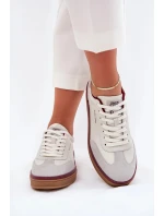 Dámské kožené sneakers Daniel Lopez Just Dare – bílo-šedé