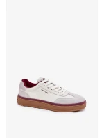 Dámské kožené sneakers Daniel Lopez Just Dare – bílo-šedé