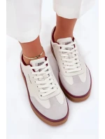 Dámské kožené sneakers Daniel Lopez Just Dare – bílo-šedé