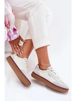 Dámské kožené sneakers Daniel Lopez Just Dare – bílo-šedé