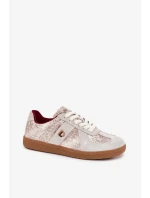 Dámské sneakers Daniel Lopez Just Dare se zvířecím vzorem – béžové