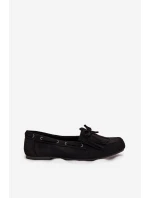 Dámské mokasíny s třásněmi a mašlí Olivianne – černé Dámské mokasíny s třásněmi a mašlí Olivianne – černé