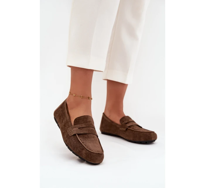 Dámské loafersy mokasíny s plochou podrážkou Roseline – tmavě zelené Dámské loafersy mokasíny s plochou podrážkou Roseline – tmavě zelené