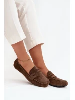 Dámské loafersy mokasíny s plochou podrážkou Roseline – tmavě zelené Dámské loafersy mokasíny s plochou podrážkou Roseline – tmavě zelené