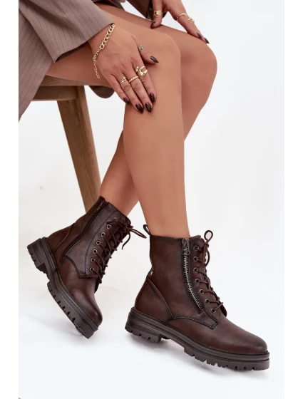 Dámské zateplené workery Ivonelle – čokoládové