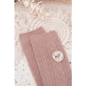 Dámské vlněné ponožky – béžové