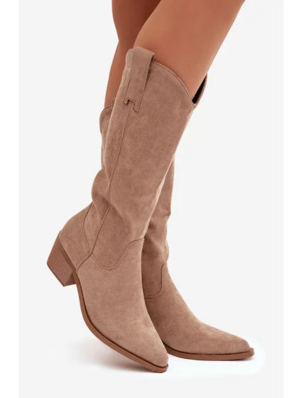 Dámské kovbojky Jazelle – khaki