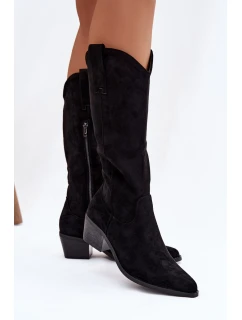 Dámské kovbojky Jazelle – černé