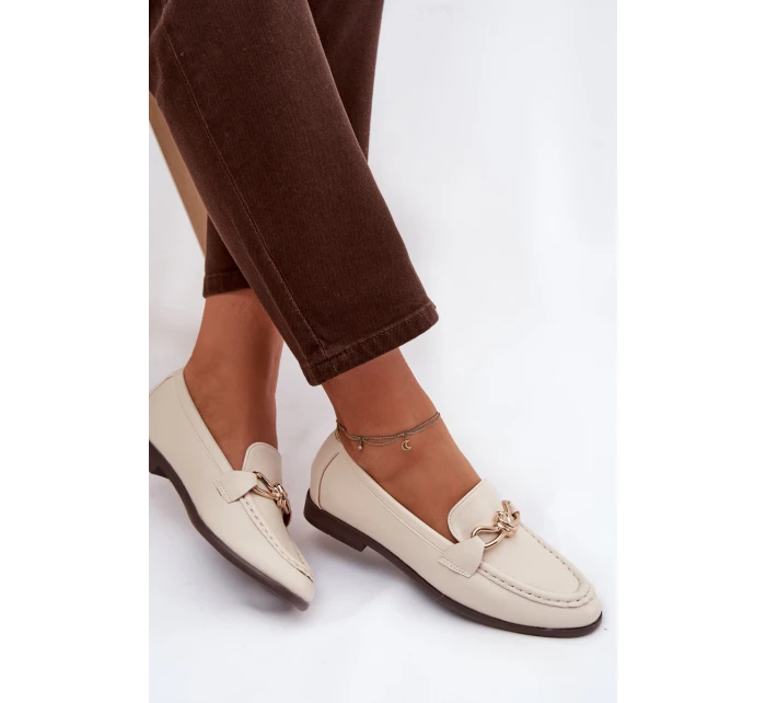Dámské s ozdobným detailem – světle béžové model 21920884 - Kesi Dámské s ozdobným detailem – světle béžové model 21920884 - Kesi