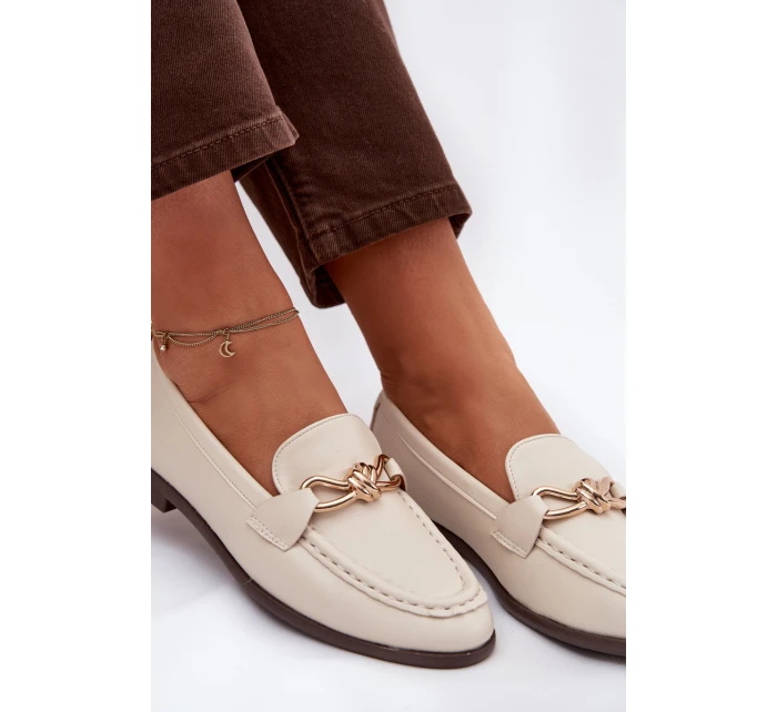 Dámské s ozdobným detailem – světle béžové model 21920884 - Kesi Dámské s ozdobným detailem – světle béžové model 21920884 - Kesi