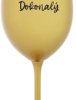 PAN DOKONALÝ - zlatá sklenice na víno 350 ml