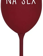 NA SEX - bordo sklenice na víno 350 ml