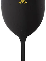 OK, ALE NEJDŘÍV VÍNO. - černá sklenice na víno 350 ml