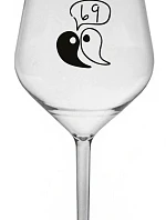 69 - čirá nerozbitná sklenice na víno 470 ml