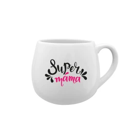 SUPER MÁMA (SPECIÁLNÍ EDICE) - bílý keramický hrníček 300 ml