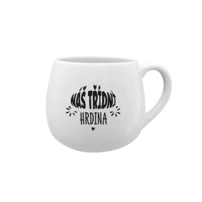 NÁŠ TŘÍDNÍ HRDINA - bílý keramický hrníček 300 ml