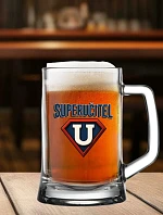 SUPERUČITEL (ZNAK) - pivní sklenice 0,5 l