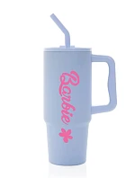 BARBIE - světle modrý cestovní termohrnek 900 ml