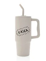 PÁTEK - béžový cestovní termohrnek 900 ml