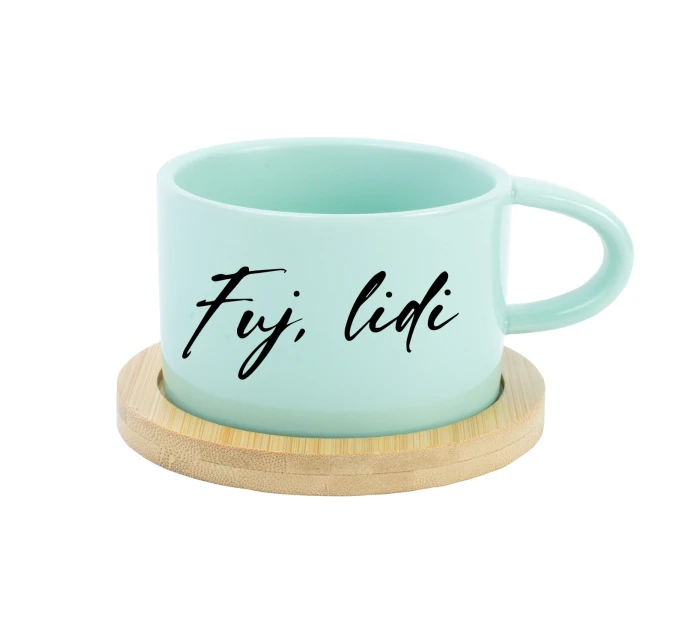 FUJ, LIDI - mint hrníček makronka 200 ml FUJ, LIDI - mint hrníček makronka 200 ml