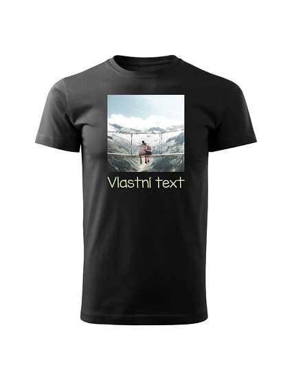 Personalizované pánské tričko s fotografií