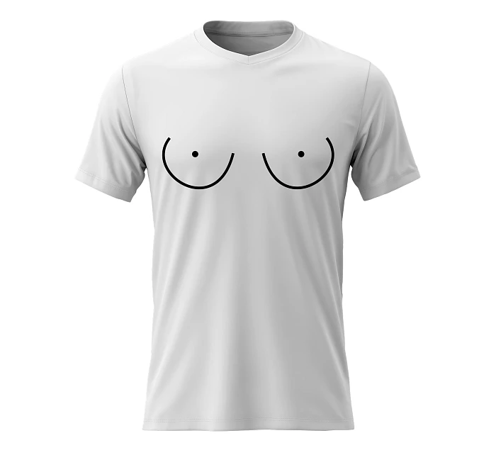 Dámské bavlněné tričko s potiskem - PRSA (MALÁ) - bílé Dámské bavlněné tričko s potiskem - PRSA (MALÁ) - bílé