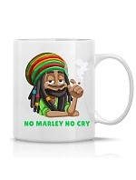 BOB MARLEY - klasický bílý keramický hrníček 300 ml BOB MARLEY - klasický bílý keramický hrníček 300 ml