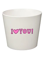 I LOVE YOU! - velký květináč