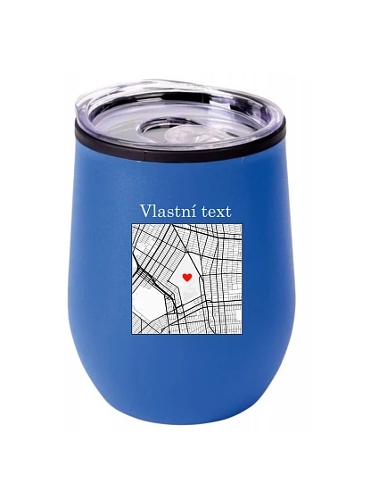 Personalizovaný termohrnek "BOWL" s mapou Personalizovaný termohrnek "BOWL" s mapou