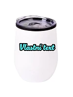 Personalizovaný termohrnek "BOWL" s vlastním textem s obrysem