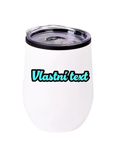 Personalizovaný termohrnek "BOWL" s vlastním textem s obrysem