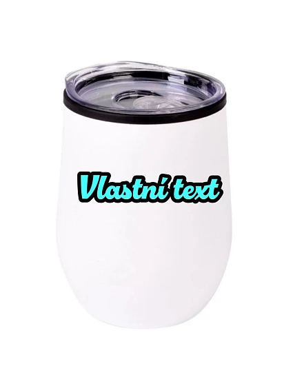 Personalizovaný termohrnek "BOWL" s vlastním textem s obrysem