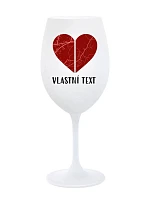 Personalizovaná sklenice - Dvě místa, jedno srdce