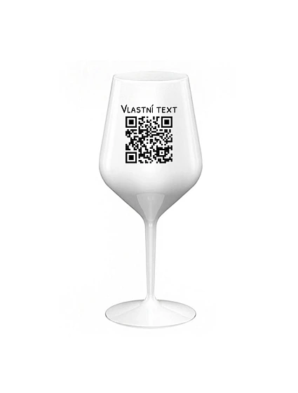 Personalizovaná nerozbitná sklenice s QR kódem