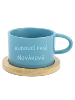 Personalizovaný keramický hrníček "MAKRONKA" - budoucí paní