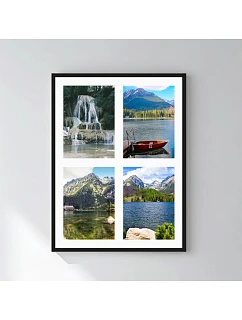 Personalizovaný magický fotoobraz v rámu - 30x40 - koláž fotografií