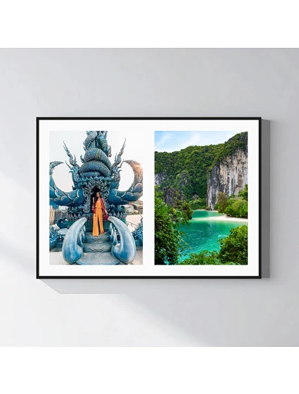 Personalizovaný magický fotoobraz v rámu - 50x70 - koláž fotografií Personalizovaný magický fotoobraz v rámu - 50x70 - koláž fotografií