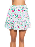 Sexy FEEL HAPPY Mini Flower Skirt