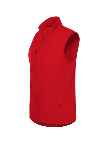 Trail softshellová vesta dámská červená Trail softshellová vesta dámská červená