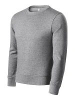 Zero mikina unisex tmavě šedý melír